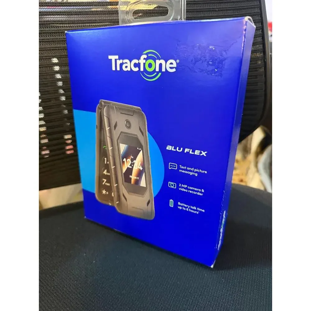 BLU FLEX Tracfone Flip Phone New in Box Activated